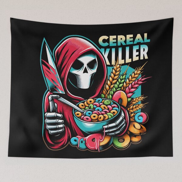 Item preview, Cereal Killer Masked Men designed and sold by DoodleDashShop.