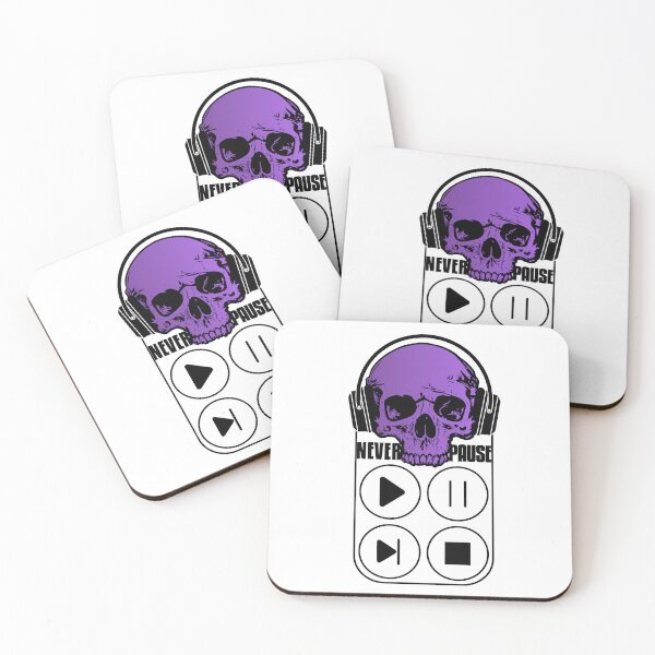 Item preview, Never Pause...Just Play (purple) designed and sold by Alien-Theory.