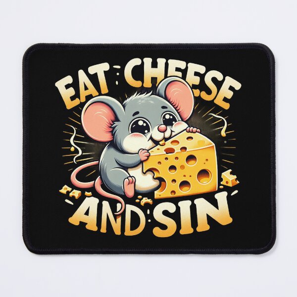Item preview, eat cheese and sin designed and sold by czarnyfeniks.