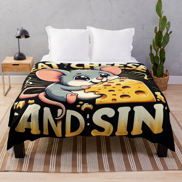Item preview, eat cheese and sin designed and sold by czarnyfeniks.