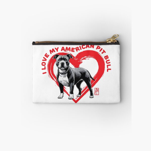 Item preview, I Love My American Pit Bull Terrier - I Love my dog - Loyal dog designed and sold by ArtProjectShop.