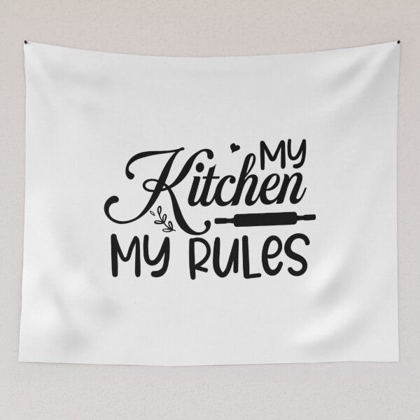 Item preview, My Kitchen My Rules | Funny Gift for Cooking Lover designed and sold by PakoArtStudio.
