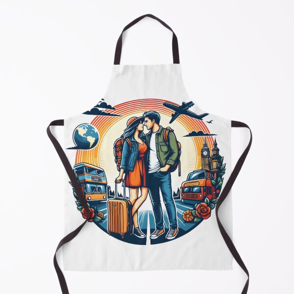 Item preview, Couple in love Travel to world together designed and sold by vectorillus.