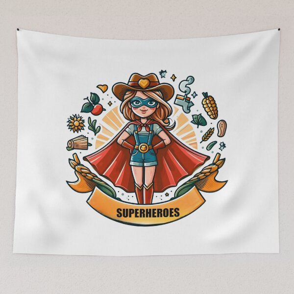 Item preview, Farming Hero: Uplifting Agriculture with Confidence designed and sold by AI-Only Creations.