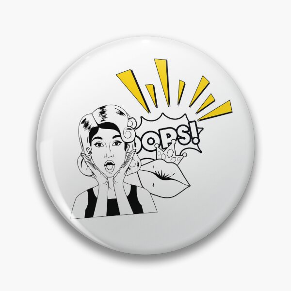 Item preview, Retro Shocked Expression - OOPS designed and sold by M-ormin.