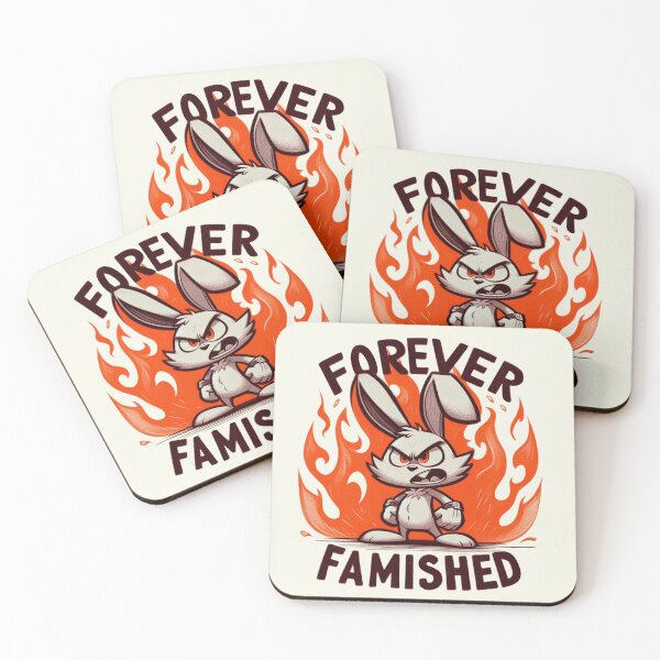 Item preview, Famished Fire Bunny Tee - Angry Rabbit in Flames designed and sold by RuyaFab.