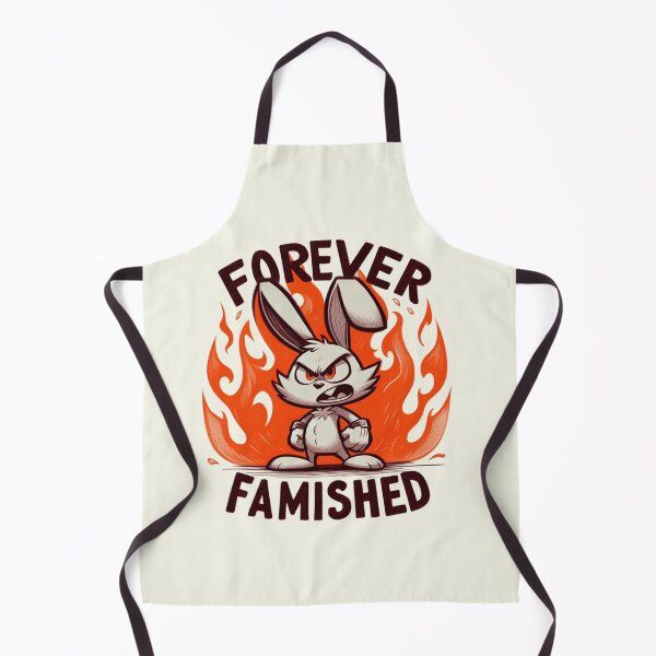Item preview, Famished Fire Bunny Tee - Angry Rabbit in Flames designed and sold by RuyaFab.