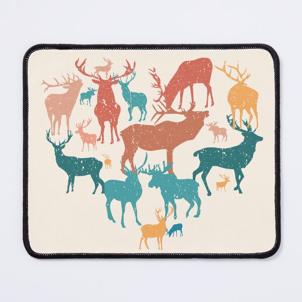 Item preview, moose and deer lover heart water color designed and sold by ELmezz.