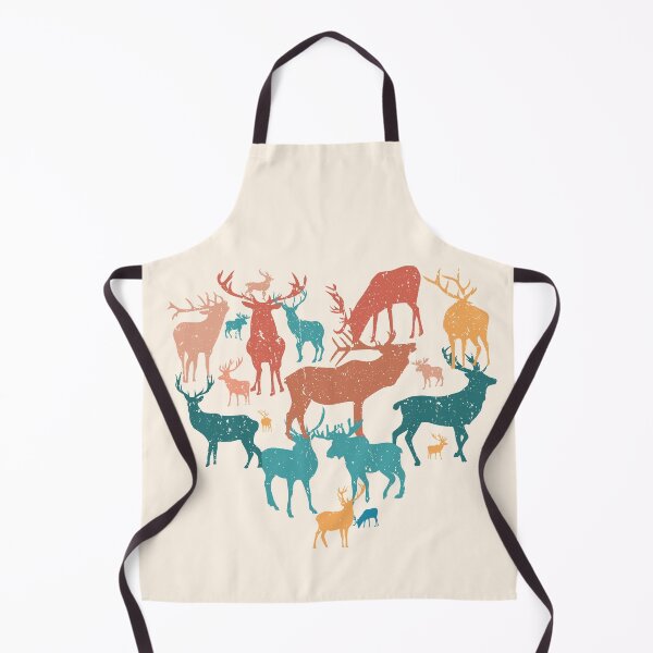Item preview, moose and deer lover heart water color designed and sold by ELmezz.