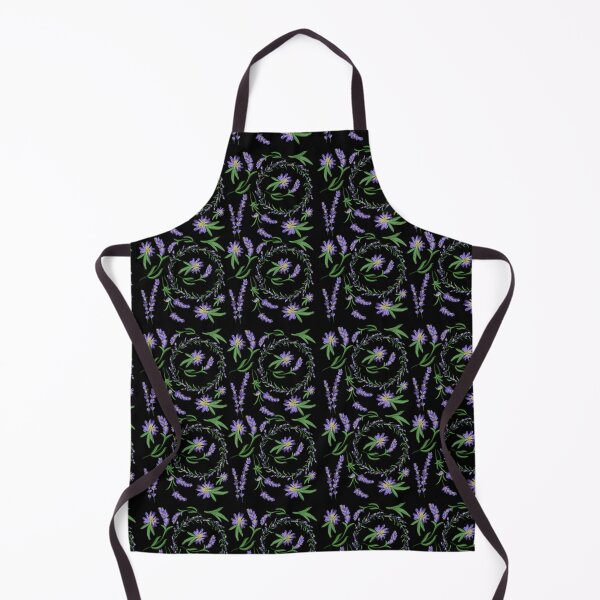 Item preview, The Lavender pattern 2 black designed and sold by AnnCamellia.