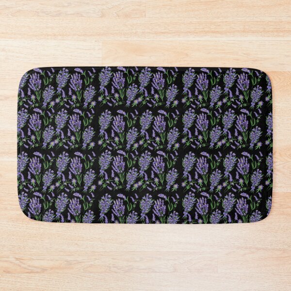 Item preview, The Lavender pattern 3 black designed and sold by AnnCamellia.