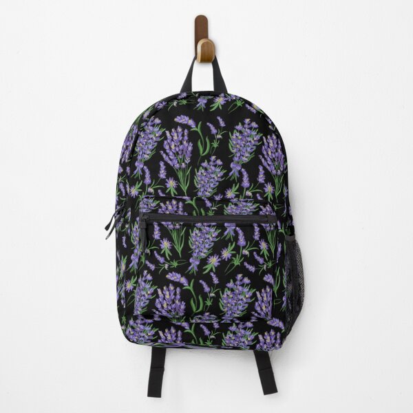 Item preview, The Lavender pattern 3 black designed and sold by AnnCamellia.