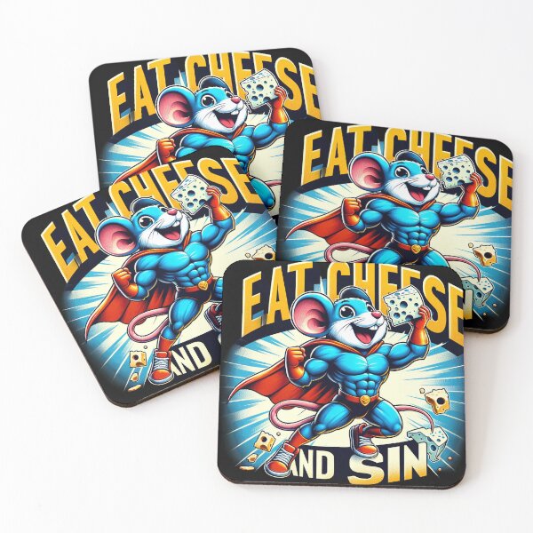 Item preview, eat cheese and sin designed and sold by czarnyfeniks.