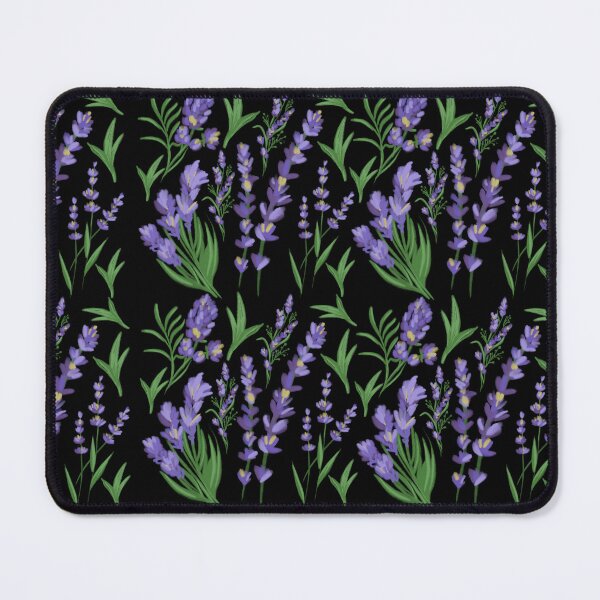 Item preview, The Lavender pattern 4 black designed and sold by AnnCamellia.