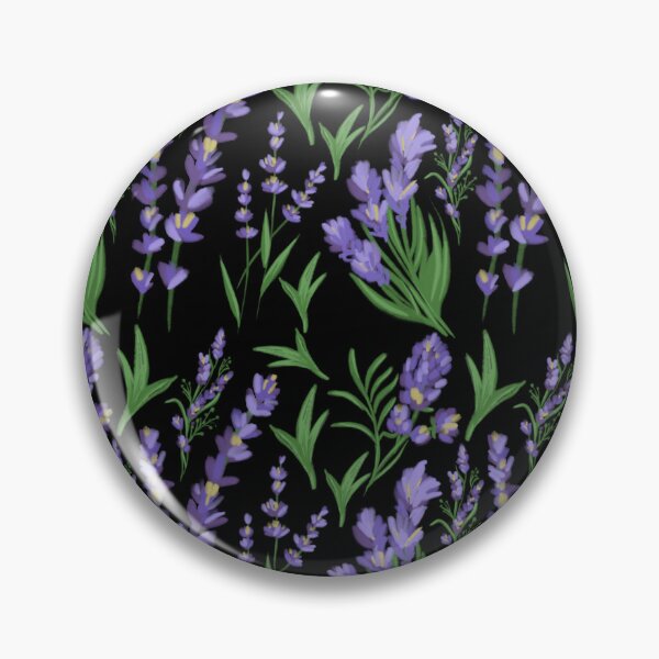 Item preview, The Lavender pattern 4 black designed and sold by AnnCamellia.