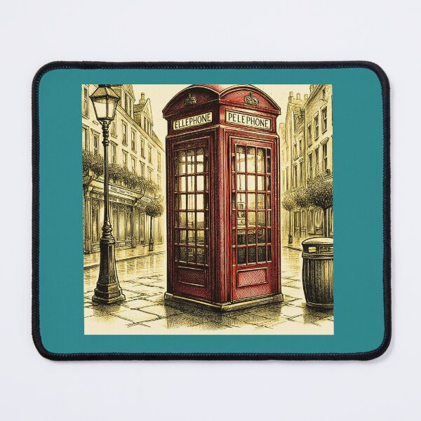 Item preview, retro telephone booth designed and sold by Eduardo Caputo.