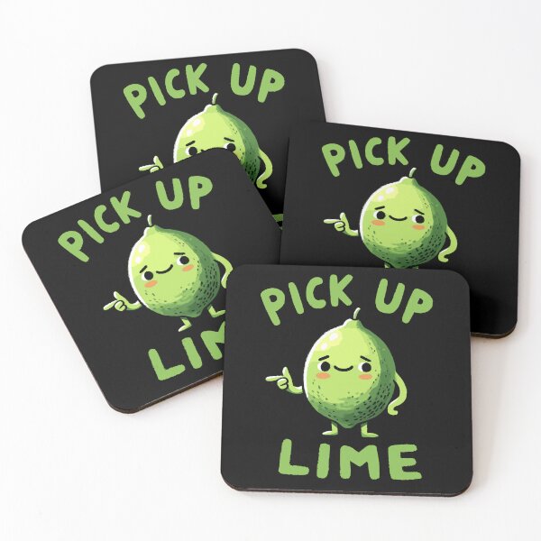 Item preview, Pick up Line Green Lime designed and sold by DoodleDashShop.