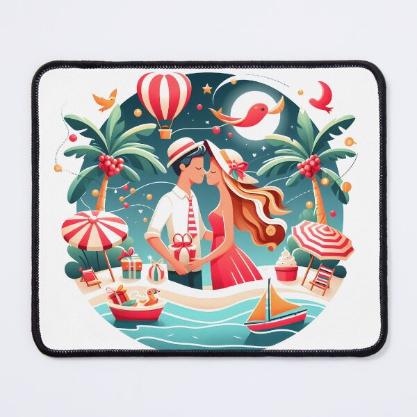 Item preview, Couple in love Travel to world together  designed and sold by vectorillus.