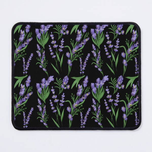 Item preview, The Lavender pattern 5 black designed and sold by AnnCamellia.