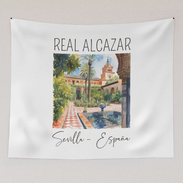 Item preview, Watercolor Design of Seville - Spain designed and sold by Sketch-Shack.