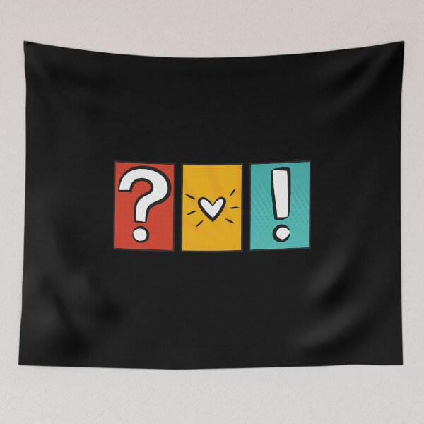 Aperçu de l'œuvre Triptyque d'icônes émotives - Question, Amour, Exclamation créée et vendue par M-ormin.