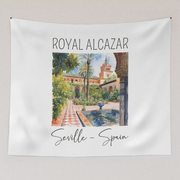Item preview, Watercolor Design of Seville - Spain designed and sold by Sketch-Shack.