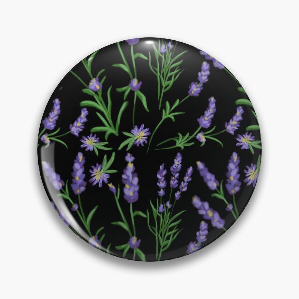 Item preview, The Lavender pattern 6 black designed and sold by AnnCamellia.