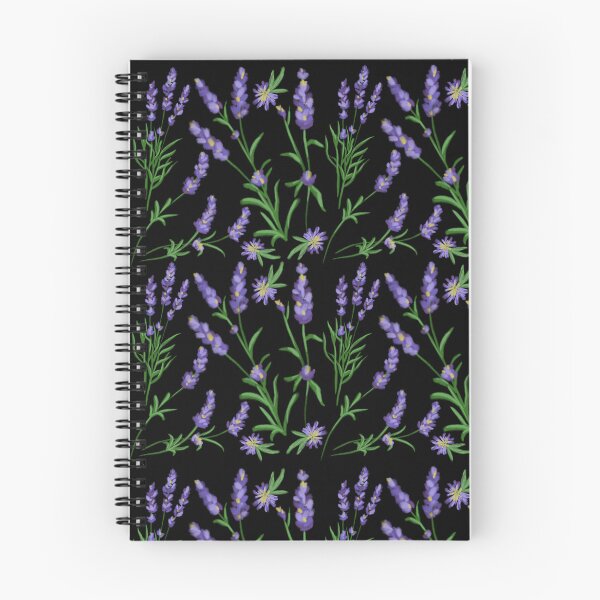 Item preview, The Lavender pattern 6 black designed and sold by AnnCamellia.