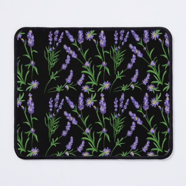 Item preview, The Lavender pattern 6 black designed and sold by AnnCamellia.
