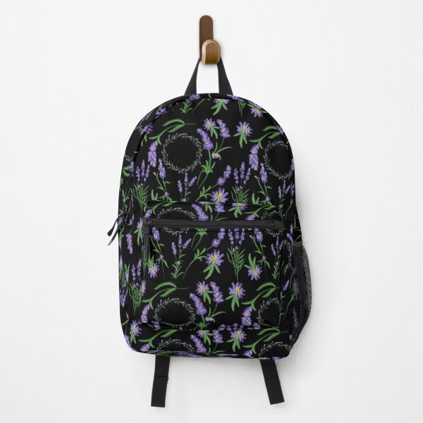Item preview, The Lavender pattern 7 black designed and sold by AnnCamellia.