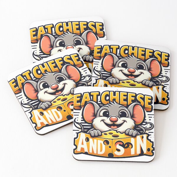 Item preview, eat cheese and sin designed and sold by czarnyfeniks.