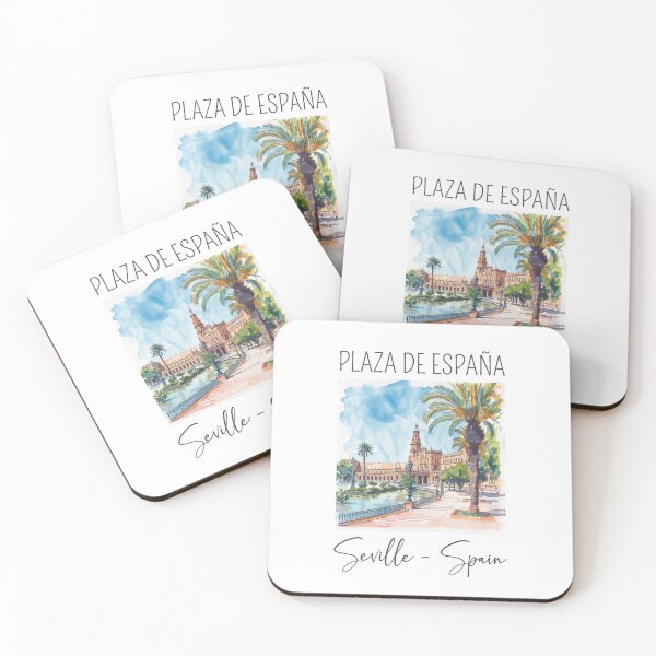 Item preview, Watercolor Design of Seville - Spain designed and sold by Sketch-Shack.
