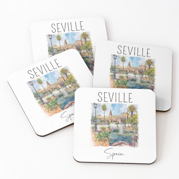 Item preview, Watercolor Design of Seville - Spain designed and sold by Sketch-Shack.