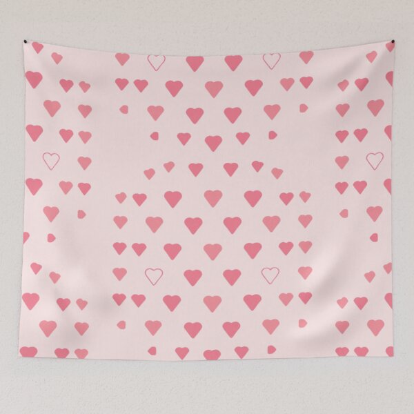 Item preview, Pink Hearts Pattern designed and sold by PatternInArt.
