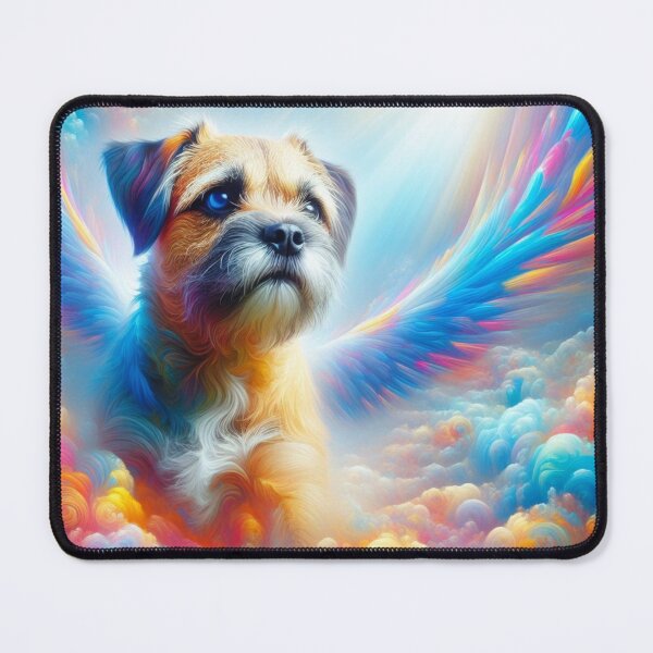 Item preview, Border Terrier in Dog Heaven designed and sold by AIClothingUK.