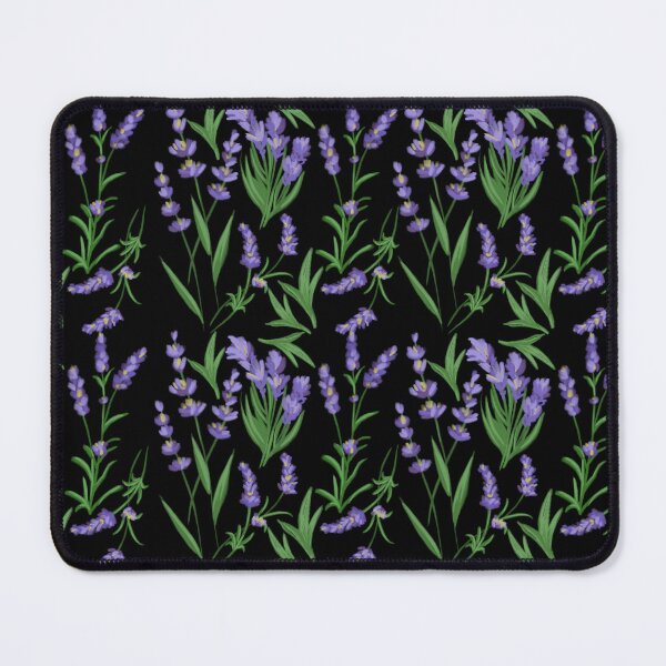 Item preview, The Lavender pattern 9 black designed and sold by AnnCamellia.