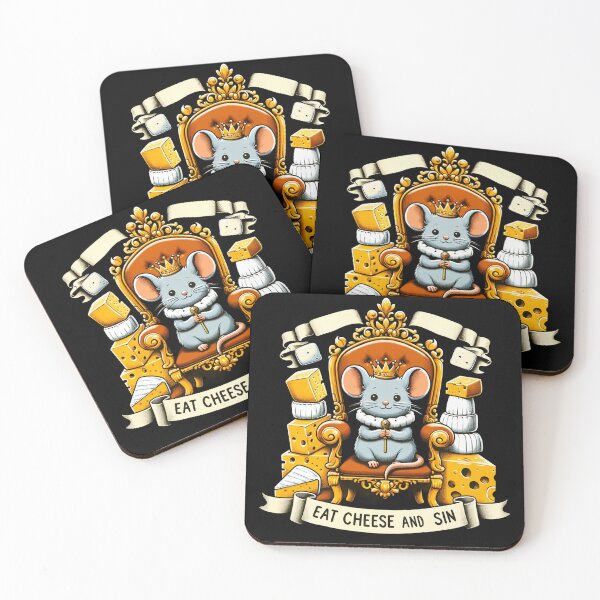 Item preview, eat cheese and sin designed and sold by czarnyfeniks.