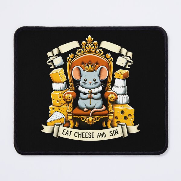 Item preview, eat cheese and sin designed and sold by czarnyfeniks.