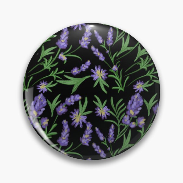 Item preview, The Lavender pattern 10 black designed and sold by AnnCamellia.