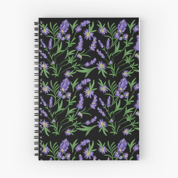 Item preview, The Lavender pattern 10 black designed and sold by AnnCamellia.