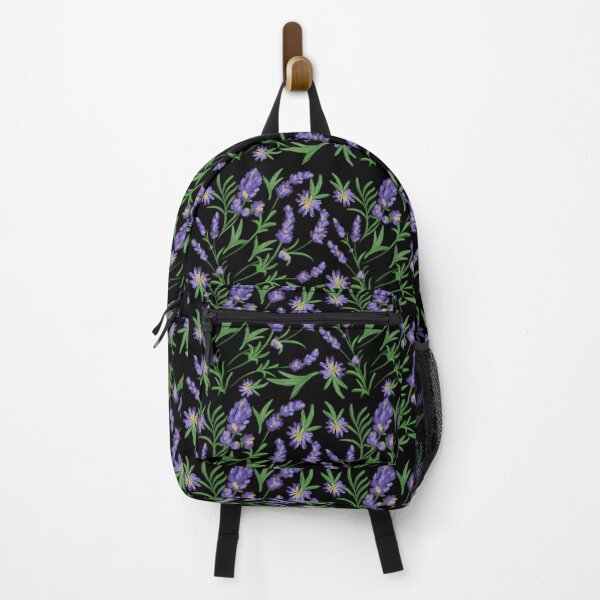 Item preview, The Lavender pattern 10 black designed and sold by AnnCamellia.