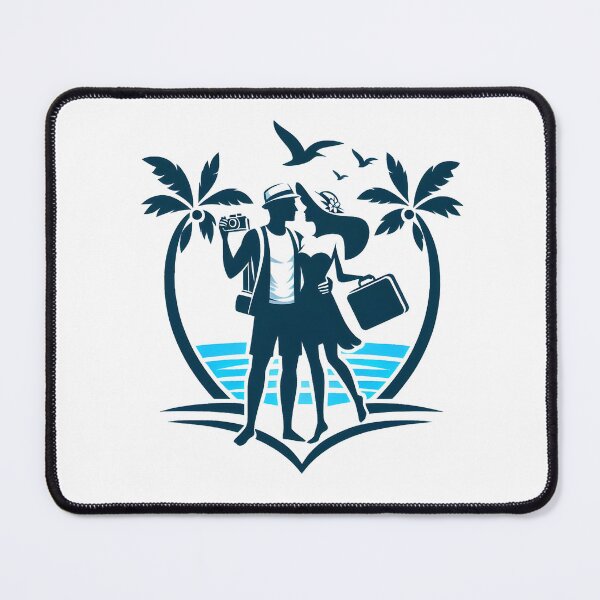 Item preview, Couple in love Travel to world together  designed and sold by vectorillus.