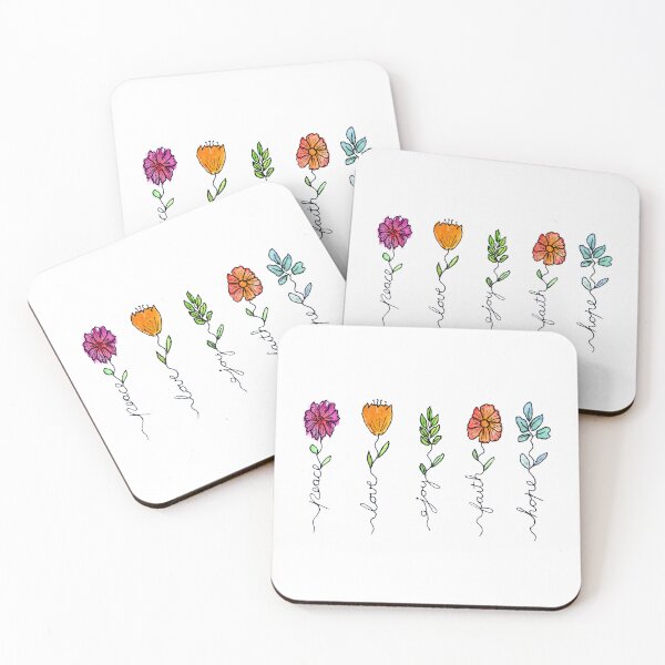 Item preview, Botanical Peace, Love, Joy, Faith, Hope designed and sold by Aithlin123.
