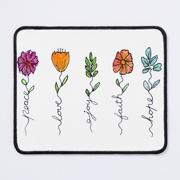 Item preview, Botanical Peace, Love, Joy, Faith, Hope designed and sold by Aithlin123.