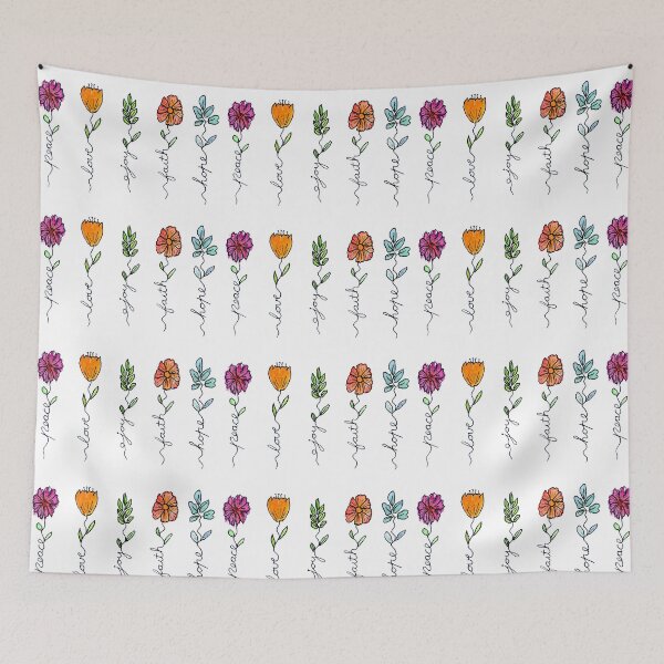 Item preview, Botanical Peace, Love, Joy, Faith, Hope designed and sold by Aithlin123.