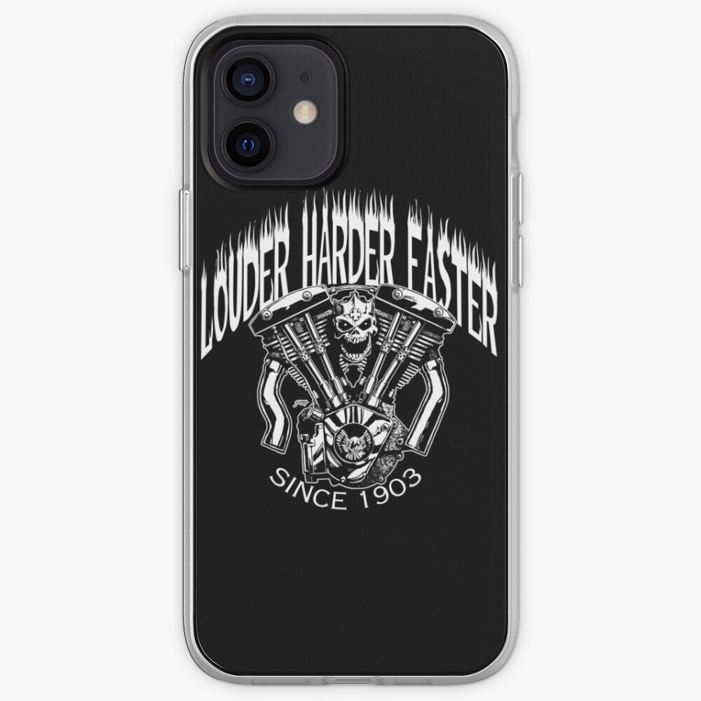 LOUDER FASTER HARDER iPhone Case & Cover