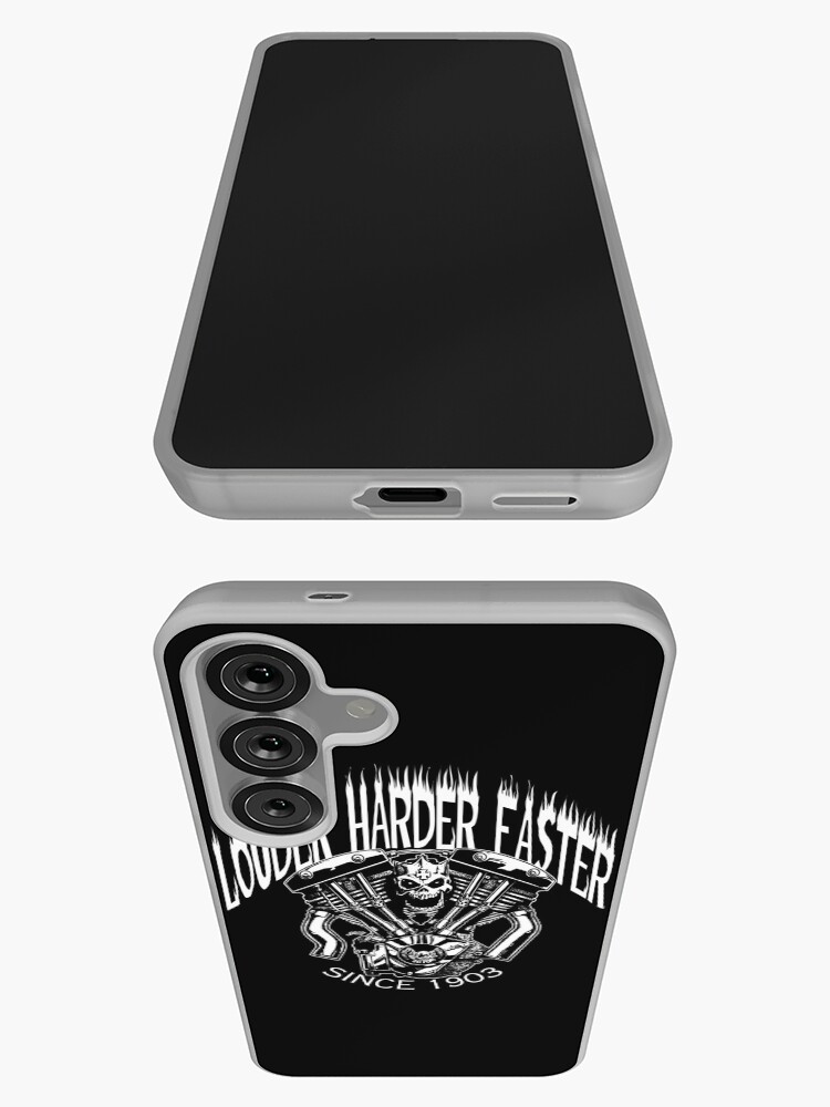 Thumbnail 3 of 4, Samsung Galaxy Phone Case, LOUDER FASTER HARDER designed and sold by gWebberArts.