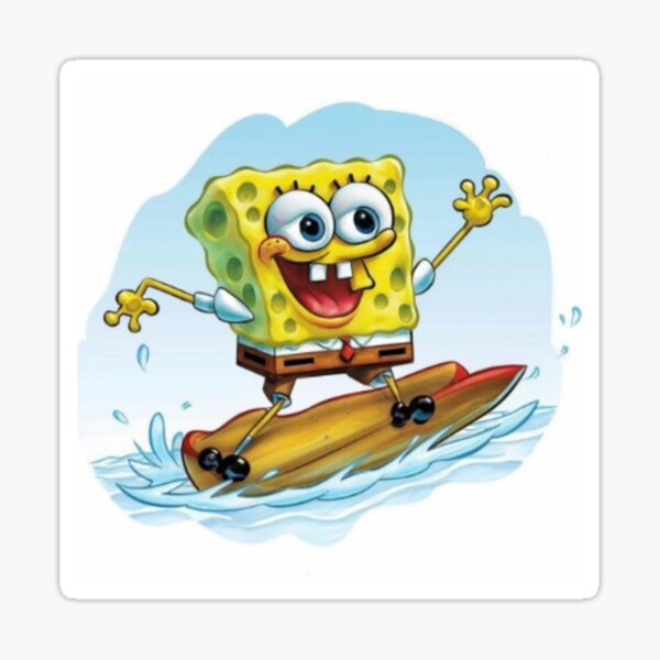 Item preview, Spongebob surfing designed and sold by Filip Art Factory.