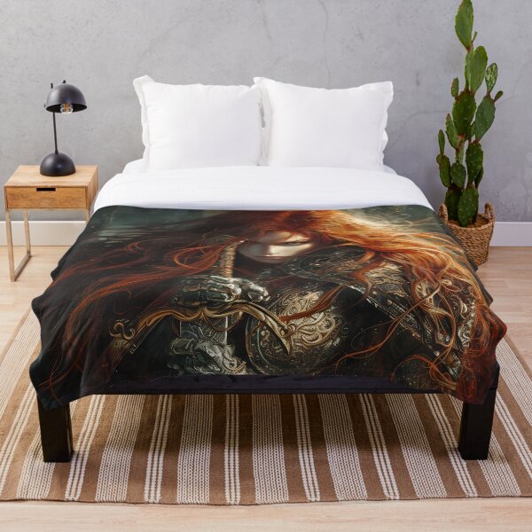 Item preview, Woman Warrior - Fantasy Art designed and sold by Seeker7Seven.