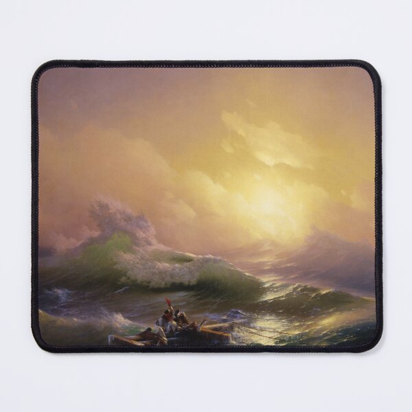 Item preview, "The Nineth wave" Aivazovsky 1817-1900 designed and sold by Clara  Memmoli.
